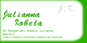 julianna kobela business card